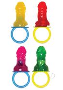 Bachelorette Party Favors Candy Pecker Pacifier Display (48 Per Bowl)- Assorted Colors