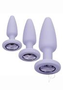 First Time Crystal Booty Kit Silicone Probes (3 Piece) -...