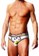Prowler White Oversized Paw Open Brief - Large -...