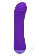 Thicc Chubby Buddy Rechargeable Silicone G-spot Vibrator - Purple