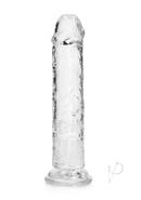 Realrock Skin Realistic Straight Dildo Without Balls 7in - Clear