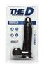The D Perfect D Firmskyn Dildo With Balls 8in - Chocolate