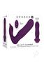 Gender X Velvet Hammer Rechargeable Silicone Wearable Vibrator - Purple