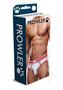 Prowler White/red Open Brief - Small