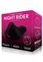 Whipsmart Night Rider Rechargeable Silicone Vibrating Pad - Black