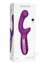 Le Wand Xo Rechargeable Silicone Dual Stimulating Vibrator - Cherry