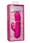 Thicc Chubby Honey Dual Motor Vibrator With Clitoral Stimulator - Pink
